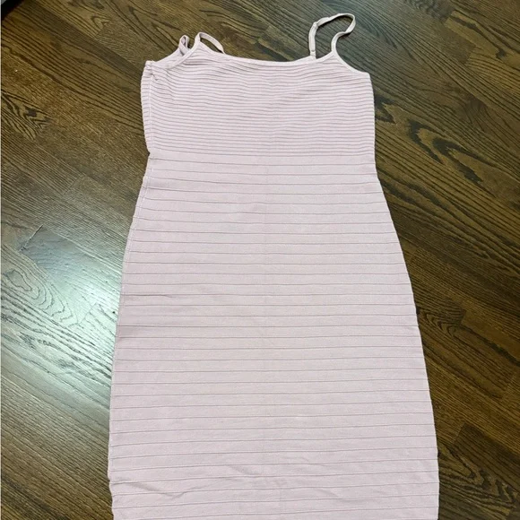 Elegant Pink Sleeveless Dress L - Picture 1 of 5